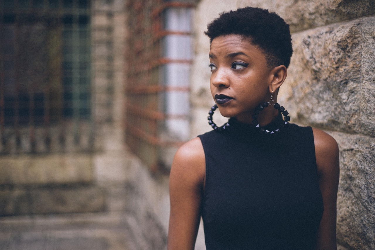 woman looking stylish